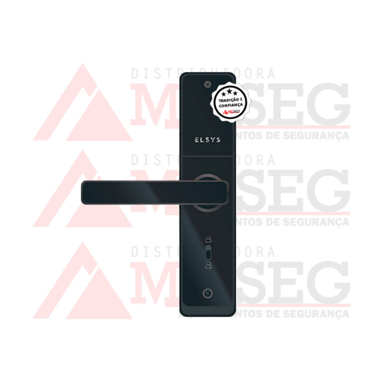 02 Fechadura Digital de Embutir Wi-fi com Biometria ELSYS
