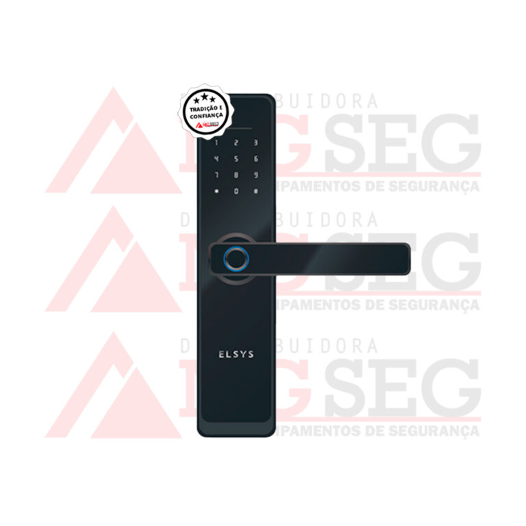 Fechadura Digital de Embutir Wi-fi com Biometria ELSYS