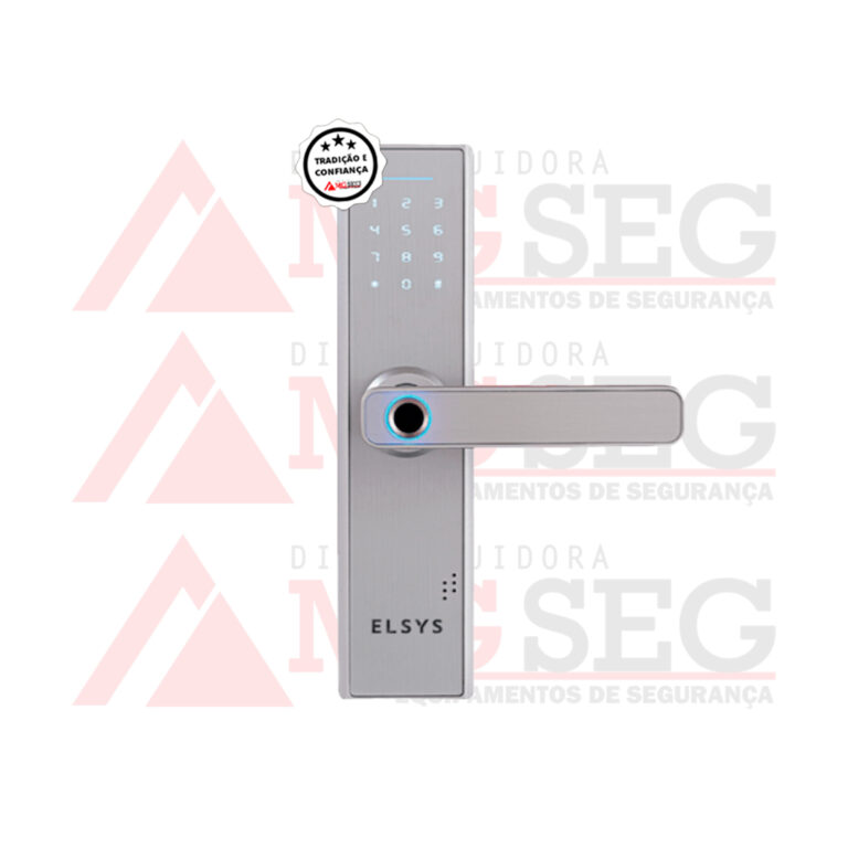 Fechadura Digital de Embutir com Biometria ELSYS