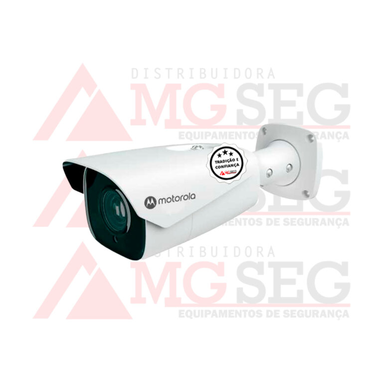 Câmera Bullet IP Metal com reconhecimento de placas 2MP