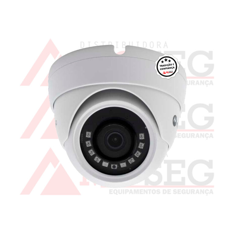 Câmera Dome IP 2MP metal